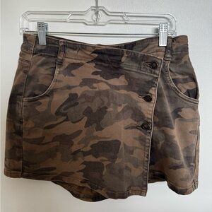 Zara Brown and Black Skort